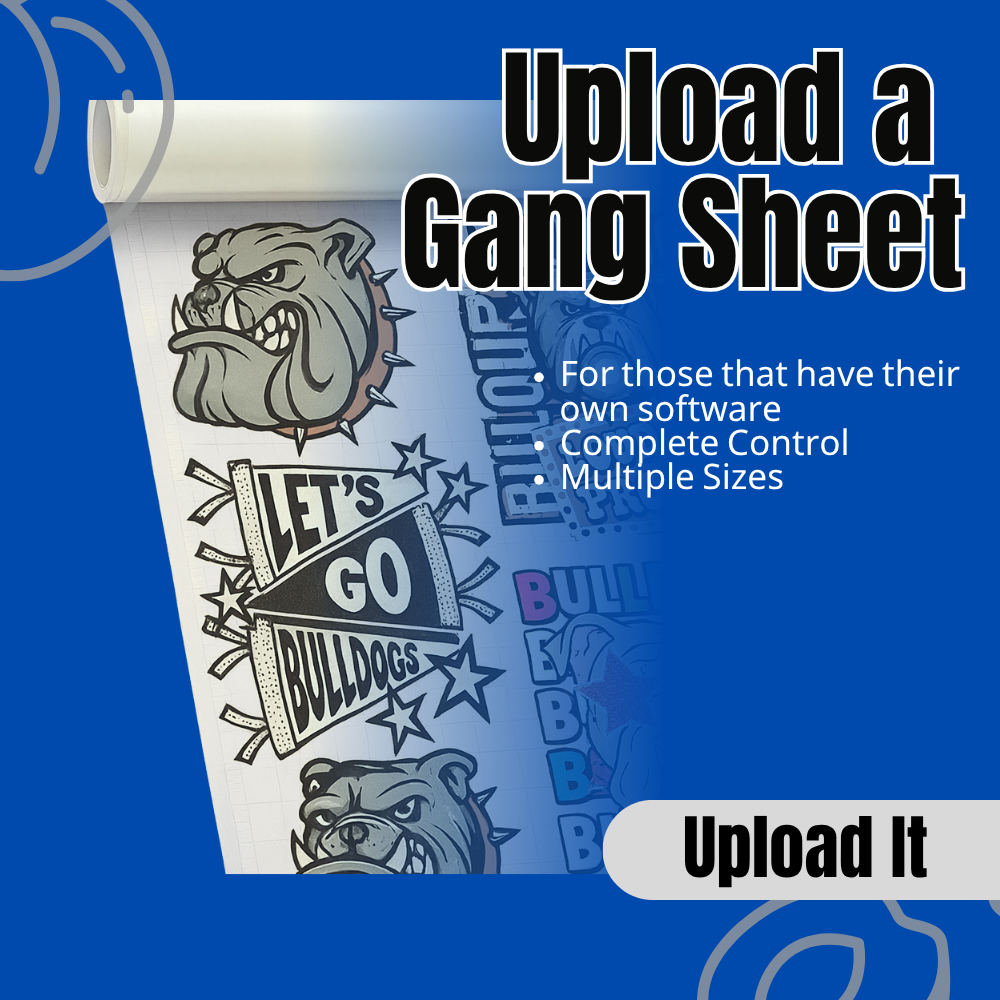 Upload Gang Sheet