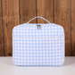 Blue Gingham Back Pack and Lunch bag