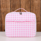 Pink Gingham Back Pack and Lunch bag